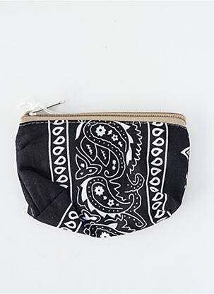 Portofel broderie negru FLEUR DE PIRATE femeie