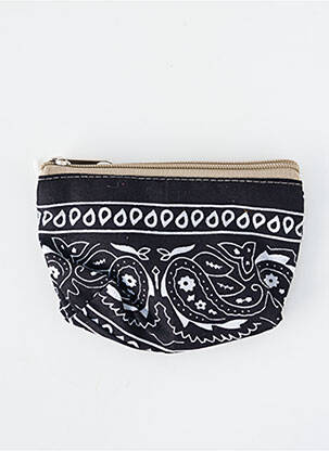 Portofel broderie negru FLEUR DE PIRATE femeie