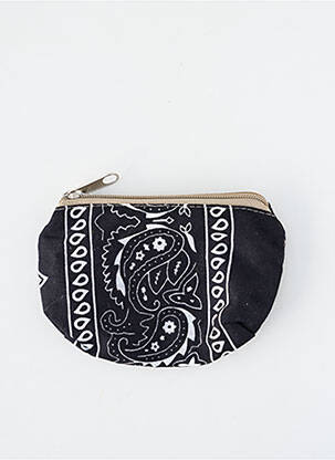 Portofel broderie negru FLEUR DE PIRATE femeie