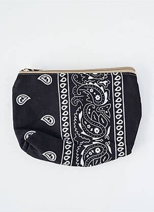 Portofel broderie negru FLEUR DE PIRATE femeie