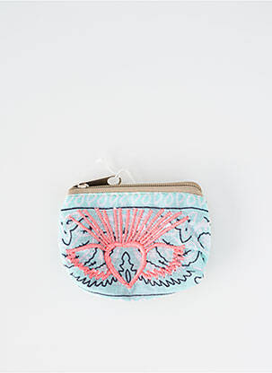 Portofel imprimeu paisley albastru FLEUR DE PIRATE femeie