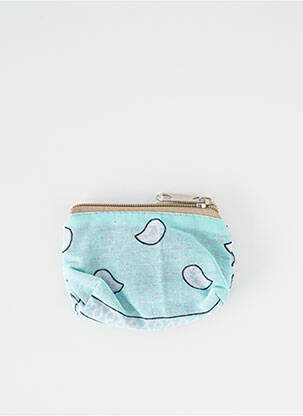 Portofel imprimeu paisley albastru FLEUR DE PIRATE femeie