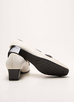 Mocasini arcadă plantară toc de 4 la 6 cm alb ARA femeie