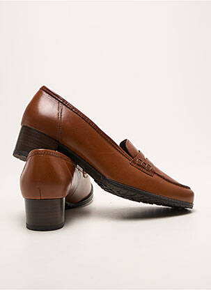 Mocasini vârf rotund toc de 4 la 6 cm maro ARA femeie