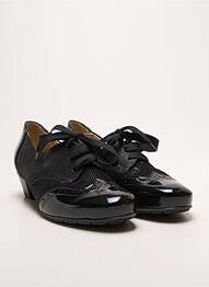Derby-uri material neted toc de 4 la 6 cm negru ARA femme