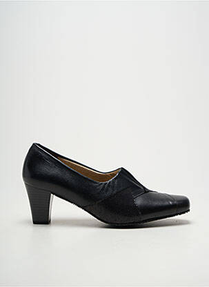 Pantofi cu toc țesătură satinată toc de 4 la 6 cm negru PEDRO TORRES femeie