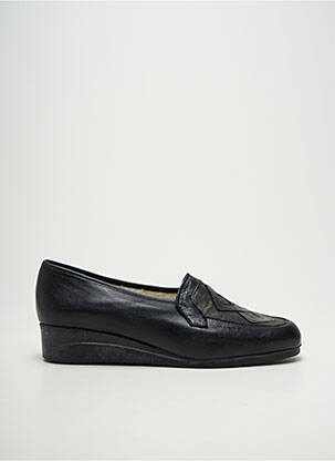 Mocasini vârf rotund toc de 4 la 6 cm negru JMG HOUCKE femeie