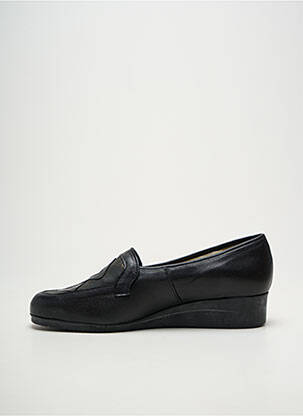 Mocasini vârf rotund toc de 4 la 6 cm negru JMG HOUCKE femeie