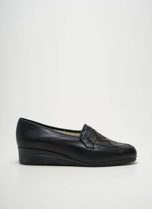 Mocasini vârf rotund toc de 4 la 6 cm negru JMG HOUCKE femme