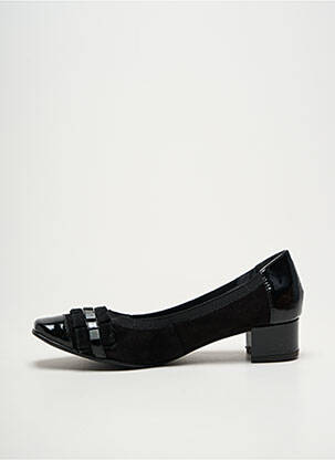 Pantofi cu toc material neted toc plat până la 3 cm negru J.METAYER femeie