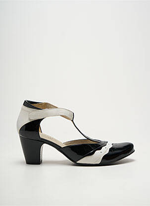 Pantofi cu toc material neted toc de 4 la 6 cm negru J.METAYER femeie
