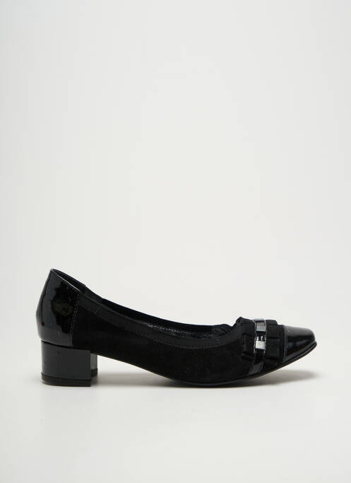 Pantofi cu toc material neted toc plat până la 3 cm negru J.METAYER femme