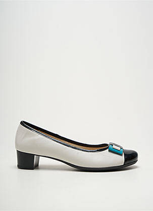 Pantofi cu toc toc pătrat toc de 4 la 6 cm negru HIRICA femeie