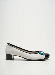 Pantofi cu toc toc pătrat toc de 4 la 6 cm negru HIRICA femme