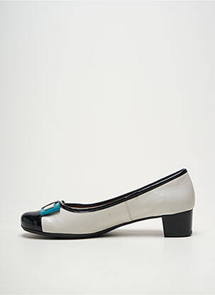 Pantofi cu toc toc pătrat toc de 4 la 6 cm negru HIRICA femeie