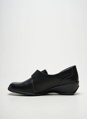 Derby-uri țesătură satinată toc de 4 la 6 cm negru SUAVE femeie
