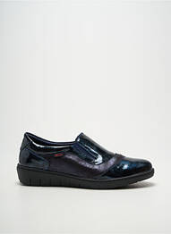 Mocasini material neted toc plat până la 3 cm albastru NOTTON femme