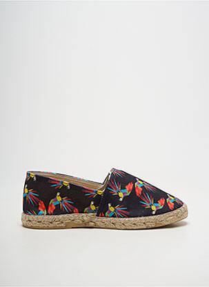 Espadrile vârf rotund toc plat până la 3 cm negru LA MAISON DE L'ESPADRILLE femeie