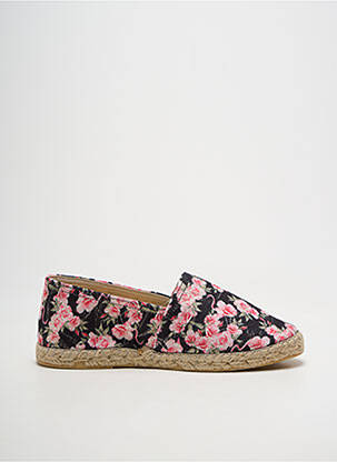 Espadrile țesătură satinată toc plat până la 3 cm negru LA MAISON DE L'ESPADRILLE femeie