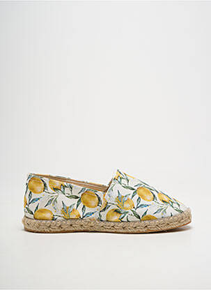 Espadrile vârf rotund toc plat până la 3 cm galben LA MAISON DE L'ESPADRILLE femeie
