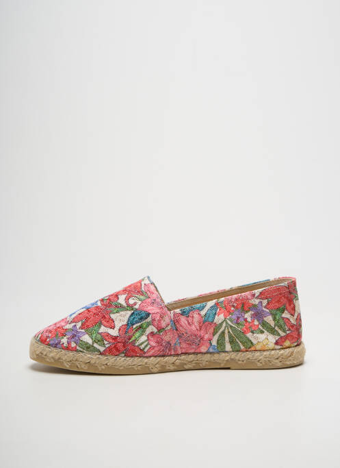 Espadrile vârf rotund toc plat până la 3 cm auriu LA MAISON DE L'ESPADRILLE femme