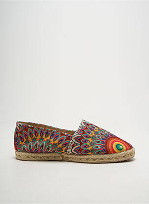Espadrile vârf rotund toc plat până la 3 cm maro LA MAISON DE L'ESPADRILLE femme