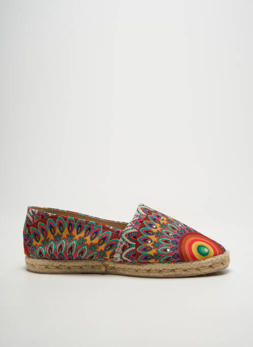 Espadrile vârf rotund toc plat până la 3 cm maro LA MAISON DE L'ESPADRILLE femme