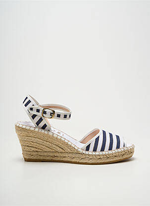 Espadrile închidere cu buclă(e) toc de 7 la 9 cm albastru LA MAISON DE L'ESPADRILLE femeie