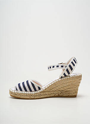 Espadrile închidere cu buclă(e) toc de 7 la 9 cm albastru LA MAISON DE L'ESPADRILLE femeie