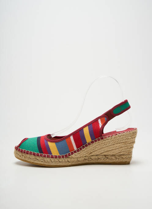 Espadrile vârf deschis toc de 7 la 9 cm violet LA MAISON DE L'ESPADRILLE femme