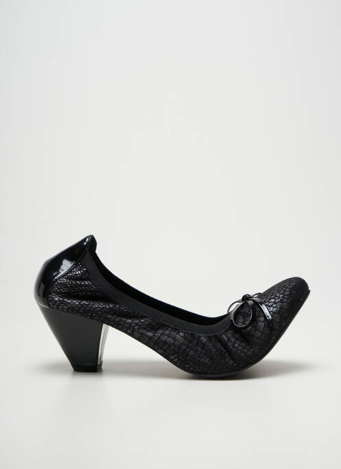 Pantofi cu toc cubanez toc de 4 la 6 cm negru LES P'TITES BOMBES femme