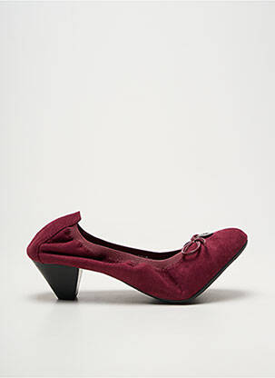 Pantofi cu toc cubanez toc de 4 la 6 cm violet LES P'TITES BOMBES femeie