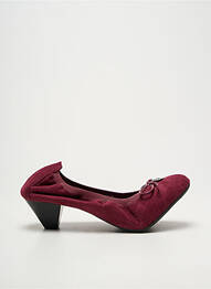 Pantofi cu toc cubanez toc de 4 la 6 cm violet LES P'TITES BOMBES femme