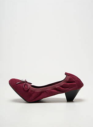 Pantofi cu toc cubanez toc de 4 la 6 cm violet LES P'TITES BOMBES femeie