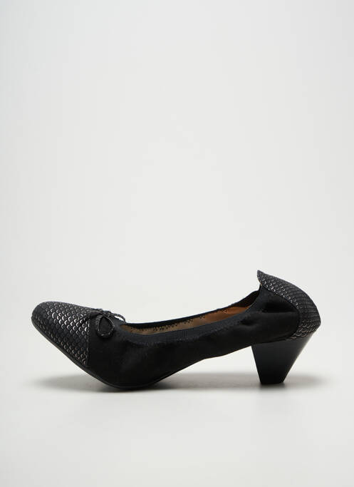 Pantofi cu toc cubanez toc de 4 la 6 cm negru LES P'TITES BOMBES femme