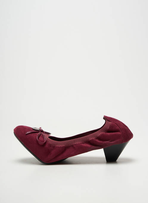 Pantofi cu toc cubanez toc de 4 la 6 cm violet LES P'TITES BOMBES femme