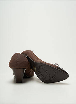 Pantofi cu toc cubanez toc de 7 la 9 cm maro LES P'TITES BOMBES femeie