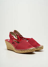 Espadrile vârf rotund toc de 7 la 9 cm violet LA MAISON DE L'ESPADRILLE femeie