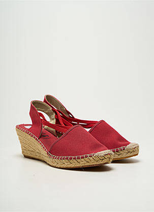 Espadrile vârf rotund toc de 7 la 9 cm violet LA MAISON DE L'ESPADRILLE femeie