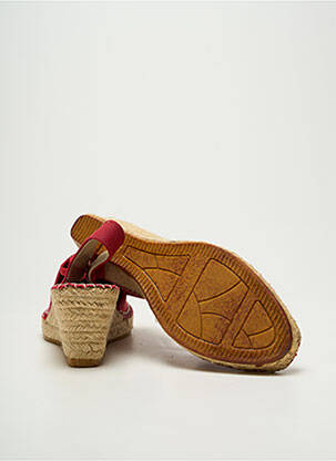 Espadrile vârf rotund toc de 7 la 9 cm violet LA MAISON DE L'ESPADRILLE femeie
