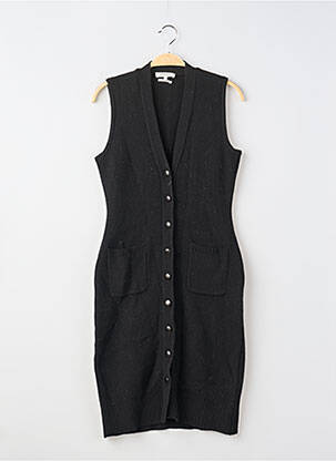 Rochie midi fără mâneci fără mâneci negru ANDIATA femeie