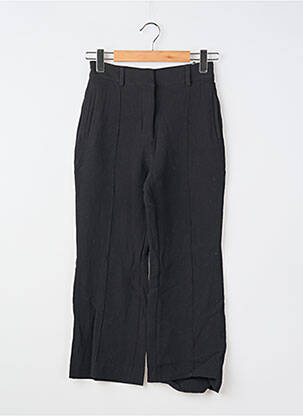 Pantalon larg țesătură crep mărime normală negru H&M femeie