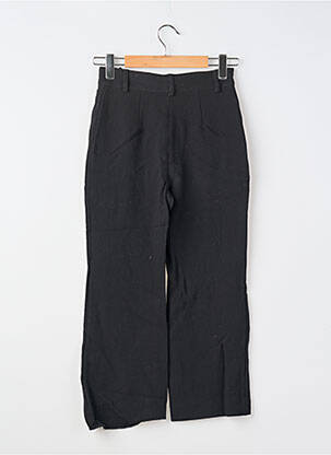 Pantalon larg țesătură crep mărime normală negru H&M femeie