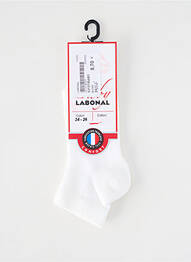 Șosete plasă fină alb LABONAL enfant