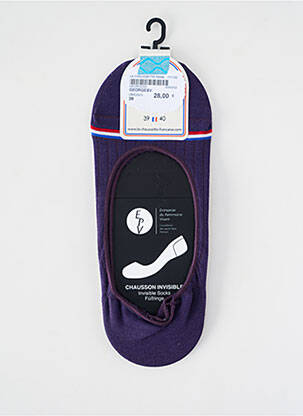 Șosete elasticitate violet LA CHAUSSETTE FRANÇAISE femme