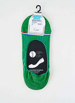 Șosete elasticitate verde LA CHAUSSETTE FRANÇAISE femme