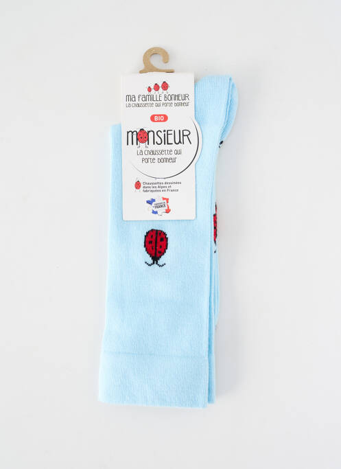 Șosete menținere elastică albastru MONSIEUR femme