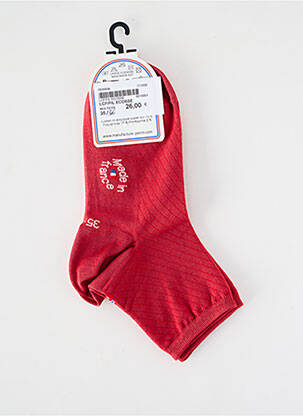 Șosete elasticitate roșu LA CHAUSSETTE FRANÇAISE femeie