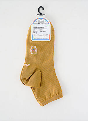 Șosete elasticitate galben LA CHAUSSETTE FRANÇAISE femeie