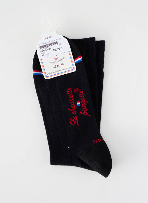 Șosete plasă fină negru LA CHAUSSETTE FRANÇAISE homme